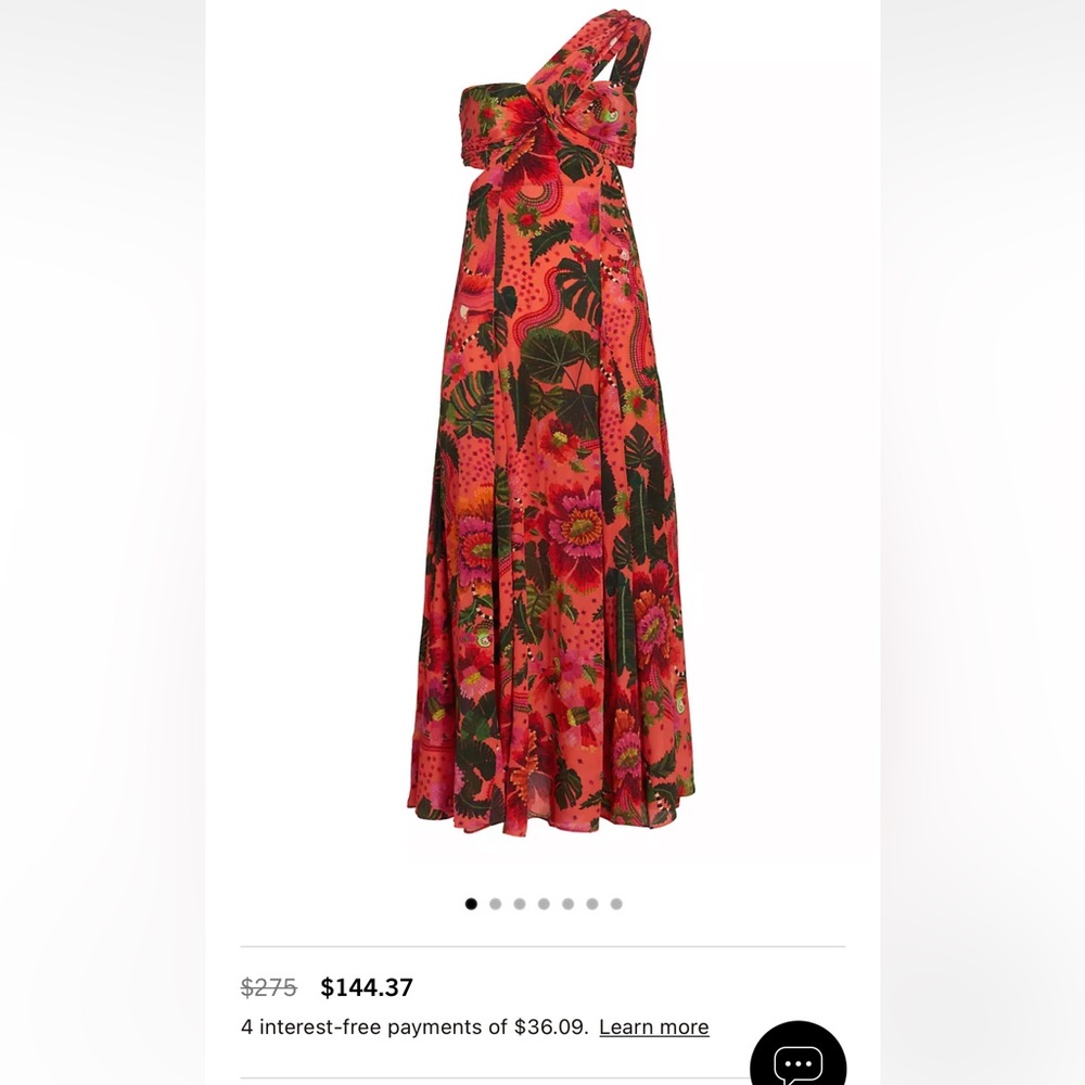 Farm rio*** size small worn once (1 hour) dress